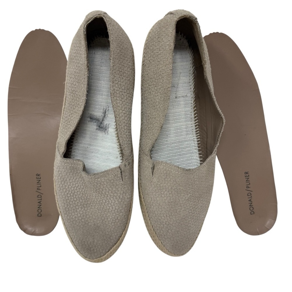 Donald Pliner Women’s Tan Perci Suede Espadrille Flat Slip On Loafers Size 7.5M - Picture 4 of 15